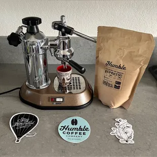 Pavoni and Humble Coffee. The perfect pairing!