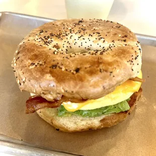 Breakfast Bagel Sandwich