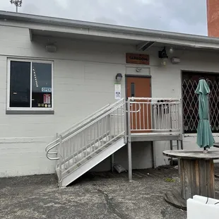 the outside of the building