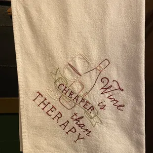 Hand Embroidered Kitchen Towel
