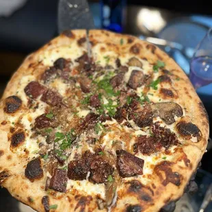 Short rib pizza