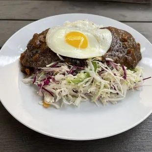 Double patty with curry.   Just outstanding