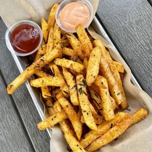 Shichimi Garlic Parmesan Fries