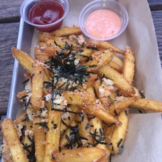 Shichimi Garlic Parmesan Fries