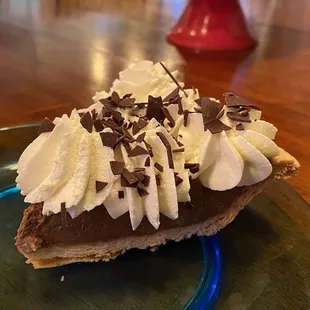 Chocolate cream pie