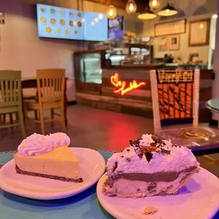 Lemon tart and Bayou Goo