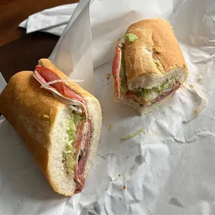 The Italian Sandwich without peppers