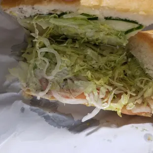 Nothing But Veggies Sandwich