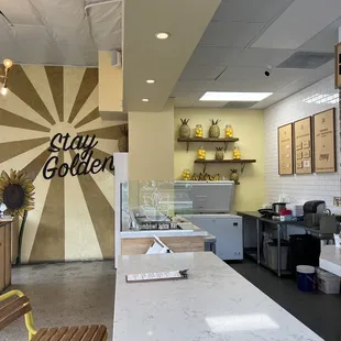 the interior of humbowl juice