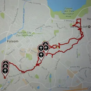 Map of Humbug Willow Creek Trail