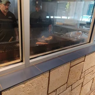 Delicious  fish being made