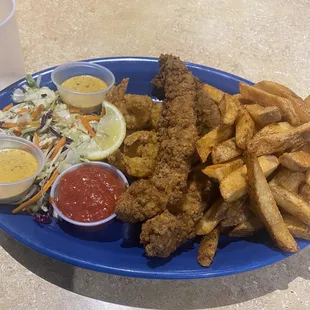 Catfish and Shrimp Basket