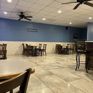 the interior of a restaurant