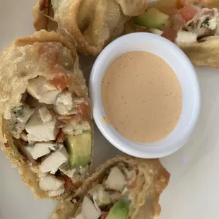 Chicken roll appetizer- delicious!