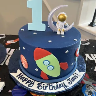 First birthday cake for my little prince baby! This cake was beyond my expectations! Absolutely PERFECT!!