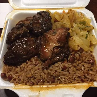 Small jerk chicken...BaaaaBy, whew that was good