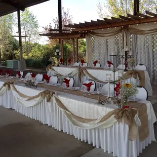 The country/shabby chic look is still very strong.