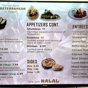 Menu (1 of 2)