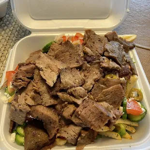 Gyro Greek Fries.... Can I get more please lol