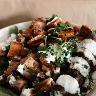 BOWL Beef &amp; Lamb Kefta with extra chicken