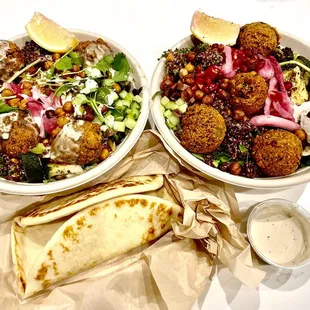 HUMMUS Bowls & Wraps