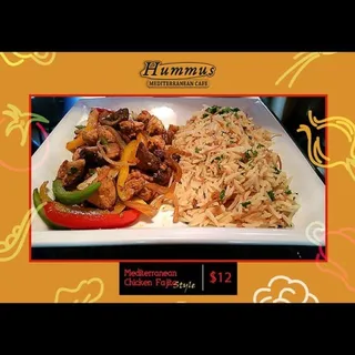 Mediterranean Chicken Fajita Plate