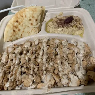 Chicken Shawerma Combo Plate