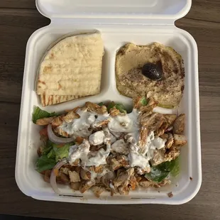 Chicken Shawerma Combo Plate