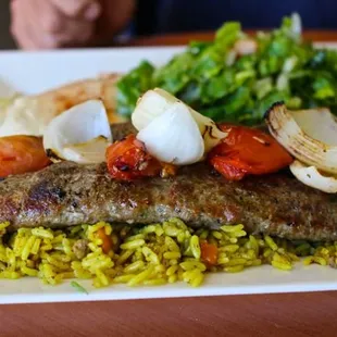 Anthony&apos;s dish....Koufta.  He loved it.