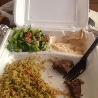 Beef Kabob Plate