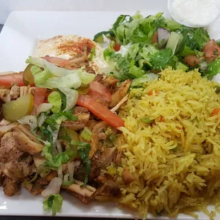 Chicken Shawarma Plate