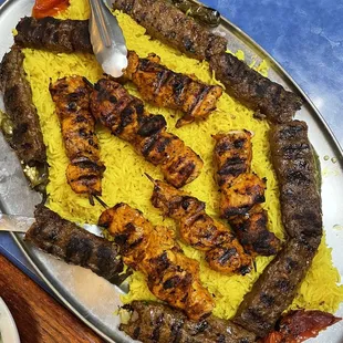Kebab platter