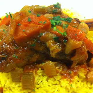 Braised Lamb Shank Entree
