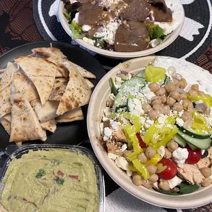 Greek RICE BOWL Gyro RICE BOWL Hummus To Go