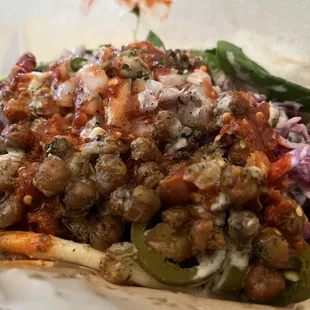 a close up of a sandwich