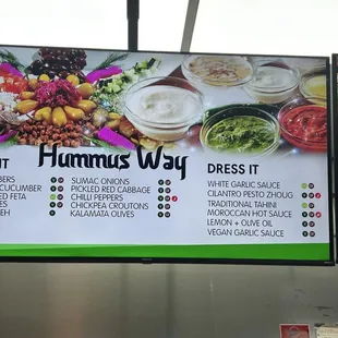 Menu 1/25