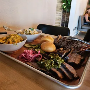 The chico platter was a good size for 3 people.