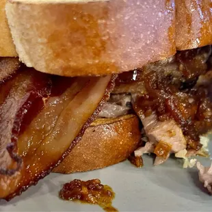 Bacon Jam Brisket Sando