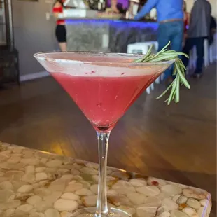 Martini signature cocktail