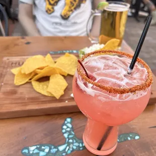 Prickly pear margarita