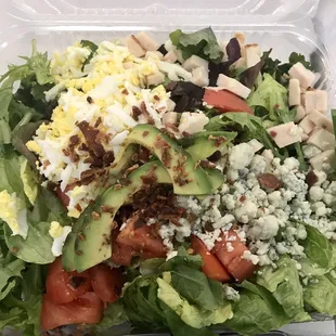 Easy to go salad. Pre made. The Cobb