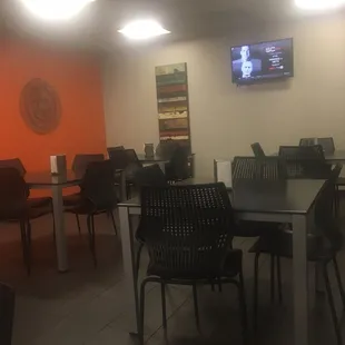 Nice seating arrangement.