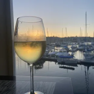 Wine and view