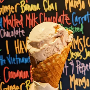 Berry Kouign Amann with Waffle Cone
