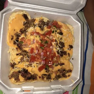 Brisket nachos