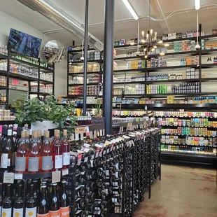 a wide selection of wines