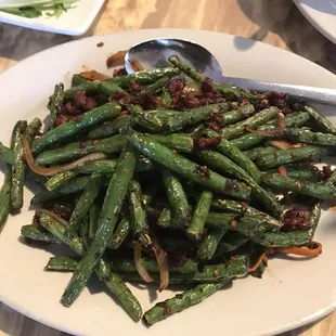 Stir fried string beans