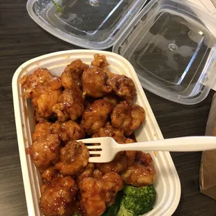 General Tso chicken!