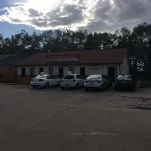 cars parked in a parking lot