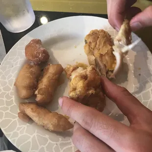 Not anything that I ate, all meat minus the donut but not good in my opinion